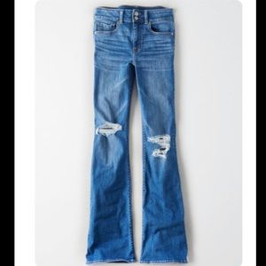 AE Hi-Rise Artist Flare Jeans Long